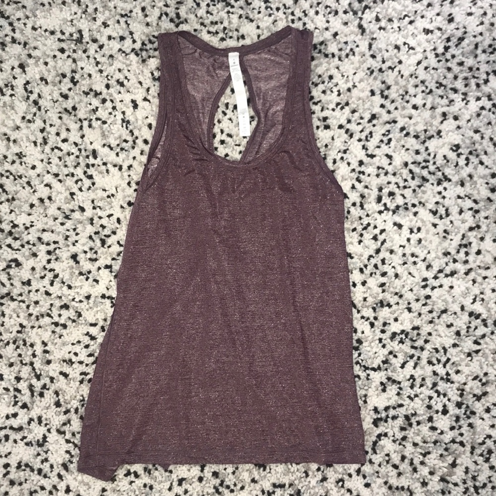 Maroon lulu lemon tank top